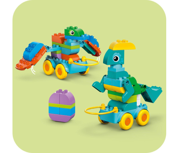 LEGO DUPLO 10451 3w1 dinozaury na kółkach - 1331607 - zdjęcie 6